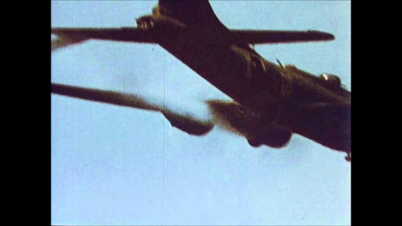 B-17 «Летающая крепость» атакован Ме-109