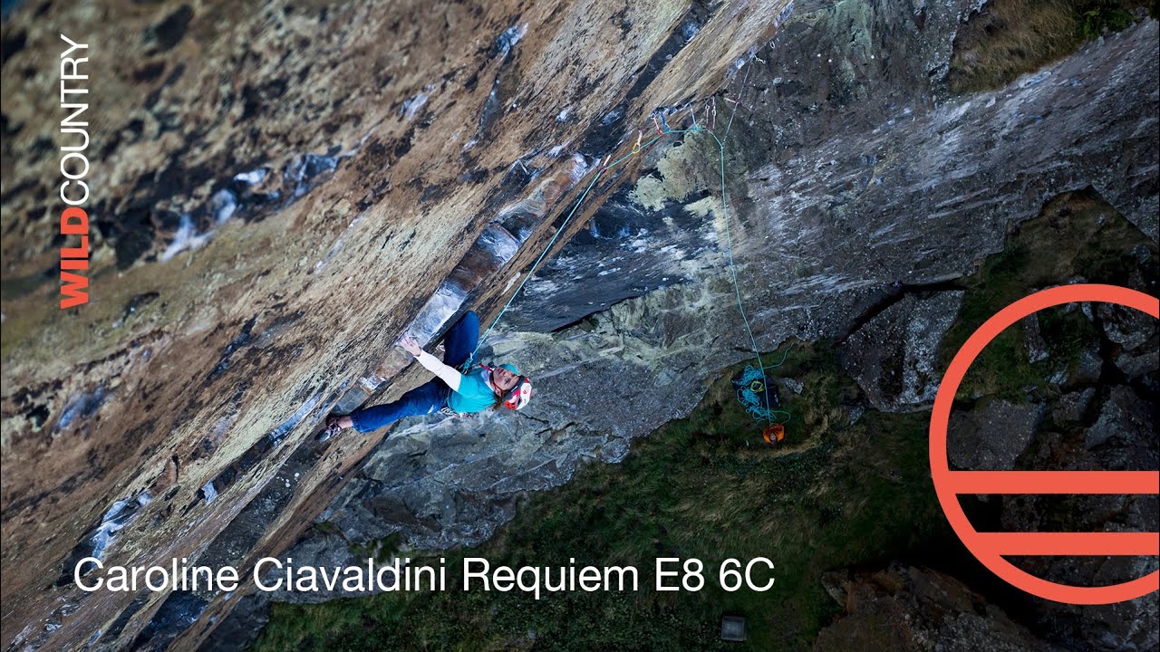 Caroline Ciavaldini first female ascent requiem E8 6c