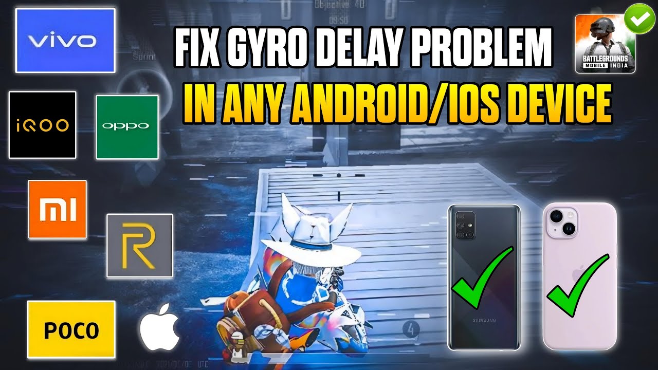 HOW TO FIX GYRO DELAY IN ANY ANDROID/iOS DEVICE 🔥 BGMI GYRO DELAY PROBLEM | GYROSCOPE DELAY FIX BGMI