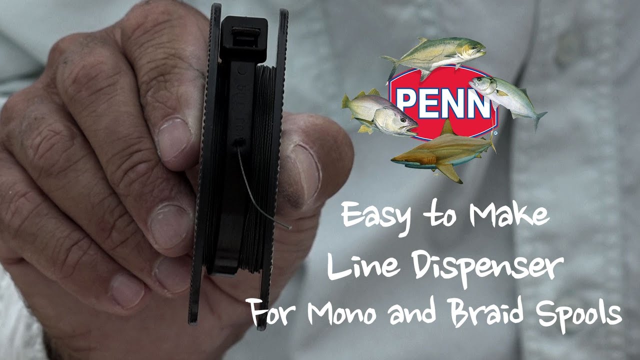 Tech Tip - Easy To Make Line Dispenser for Mono Braid on Spools