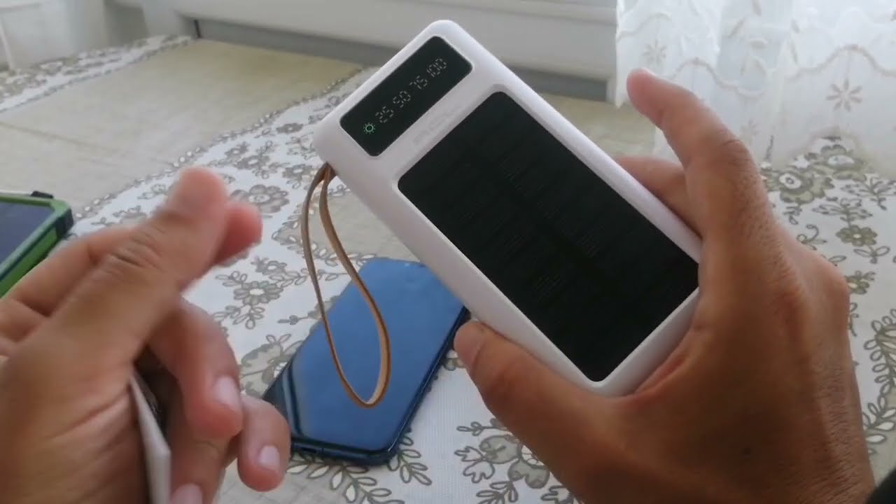 Güneş enerjili powerbank 20000 mah