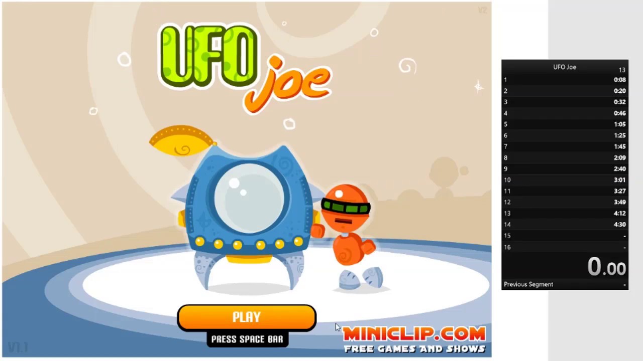 UFO Joe Any% Speedrun in 5:39