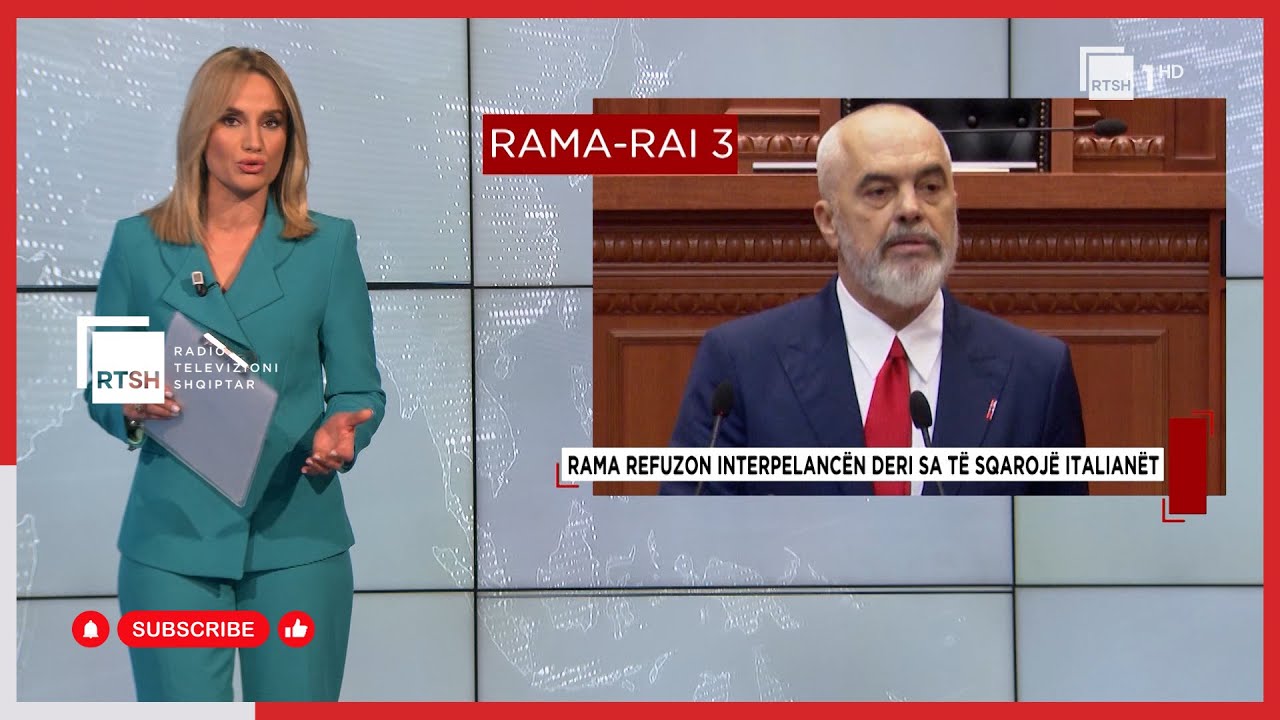 Edicioni Qendror i Lajmeve - 26 Prill 2024, ora 20:00 | Revista Televizive n&euml; RTSH