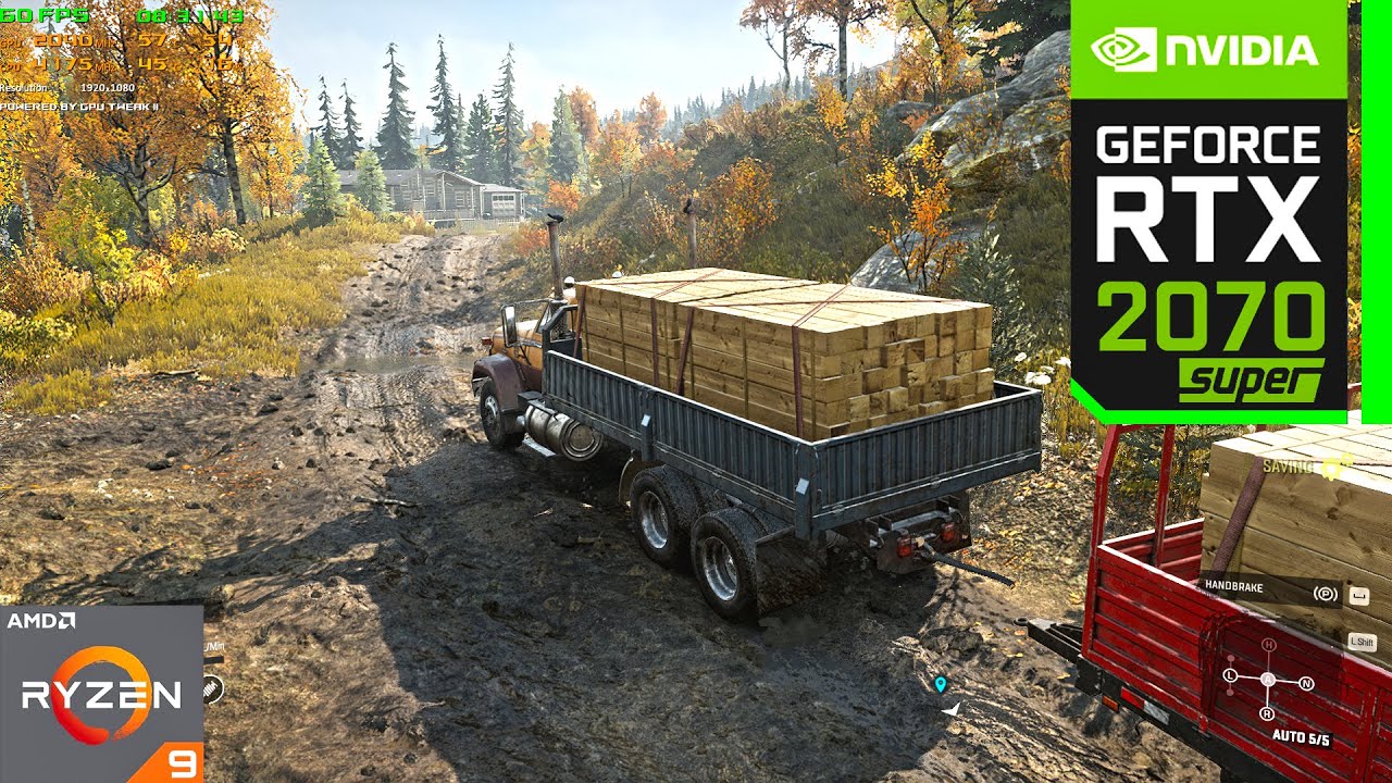 SnowRunner 2 Extreme Cargo  | RTX 2070 Super 8GB ( 4K Maximum Settings )