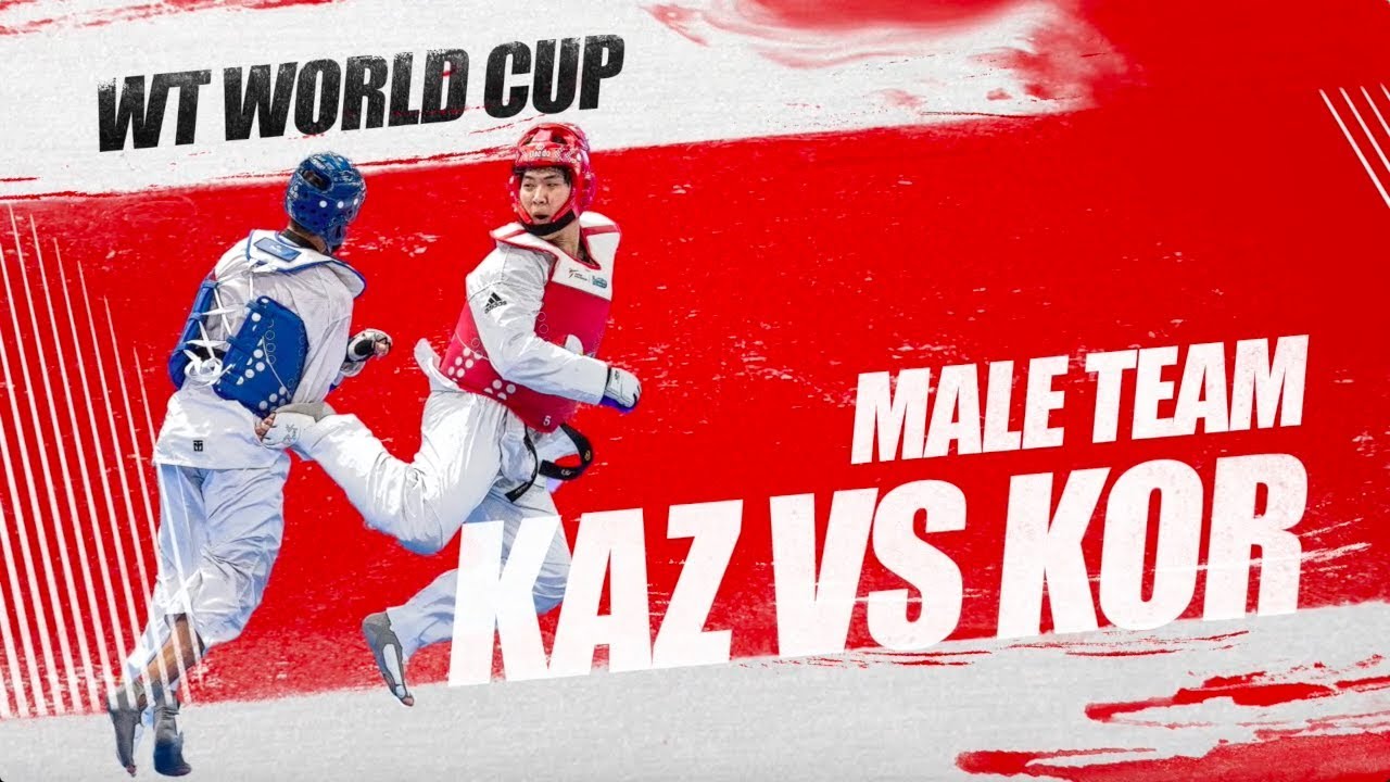 Male Team | KAZ vs  KOR | 2018 World Taekwondo World Cup Team Championships