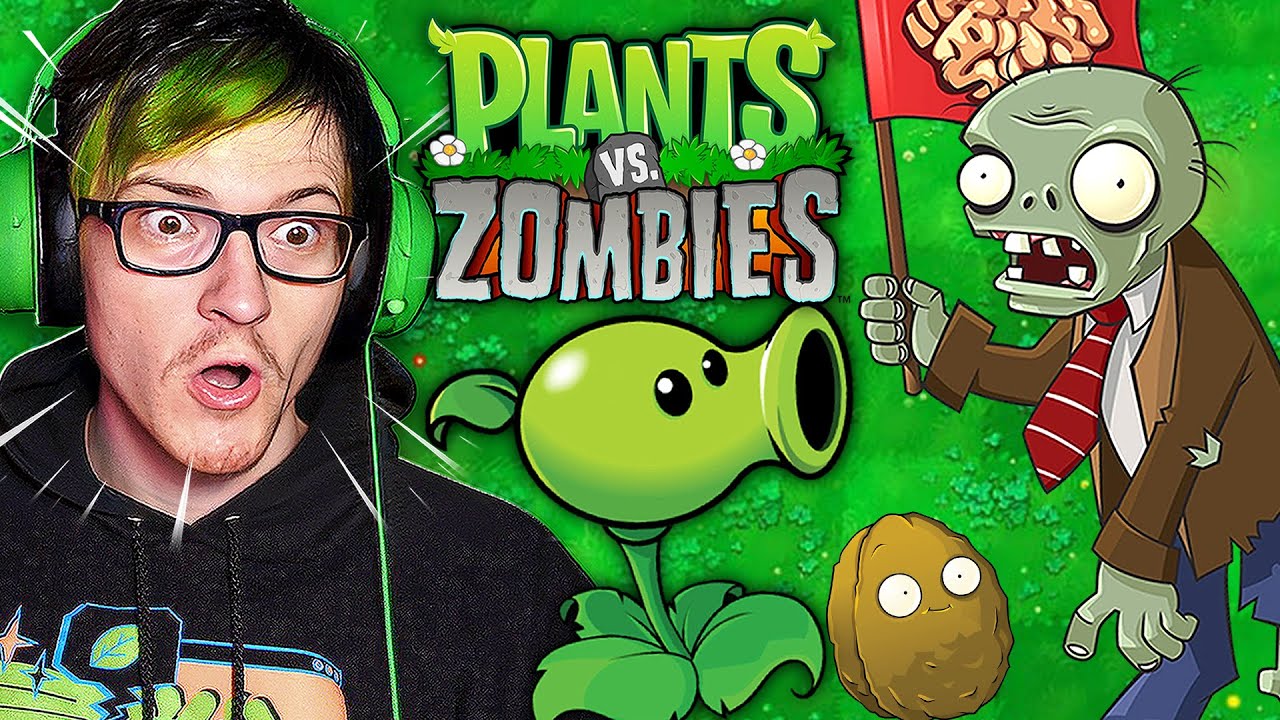 Playing Plants vs Zombies for the first time EVER