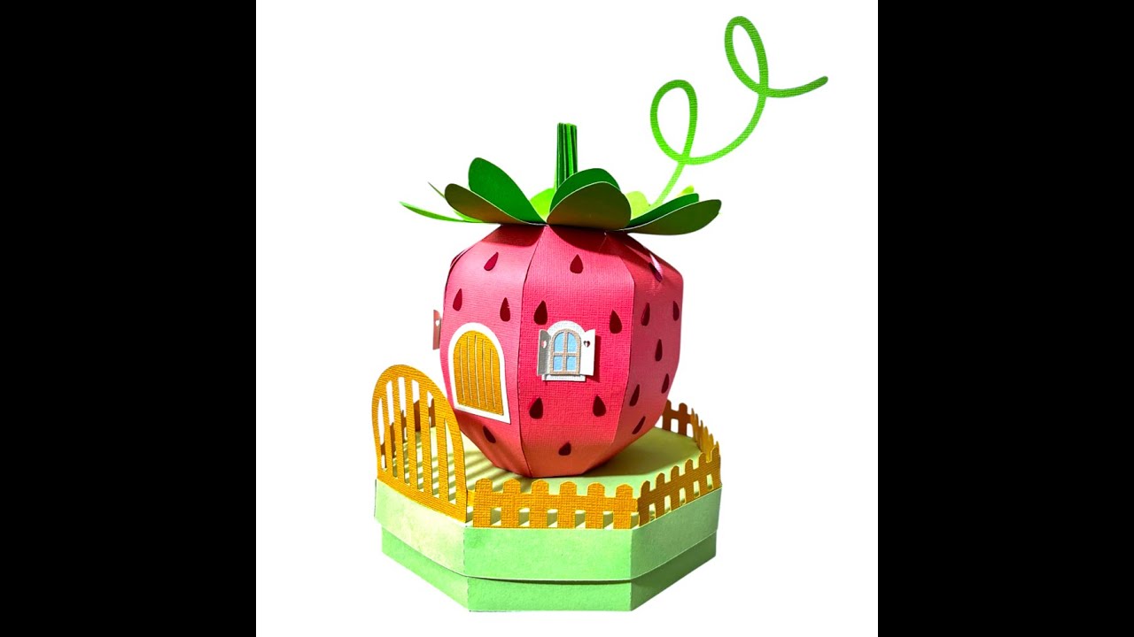 TUTORIAL STRAWBERRY HOUSE BOX