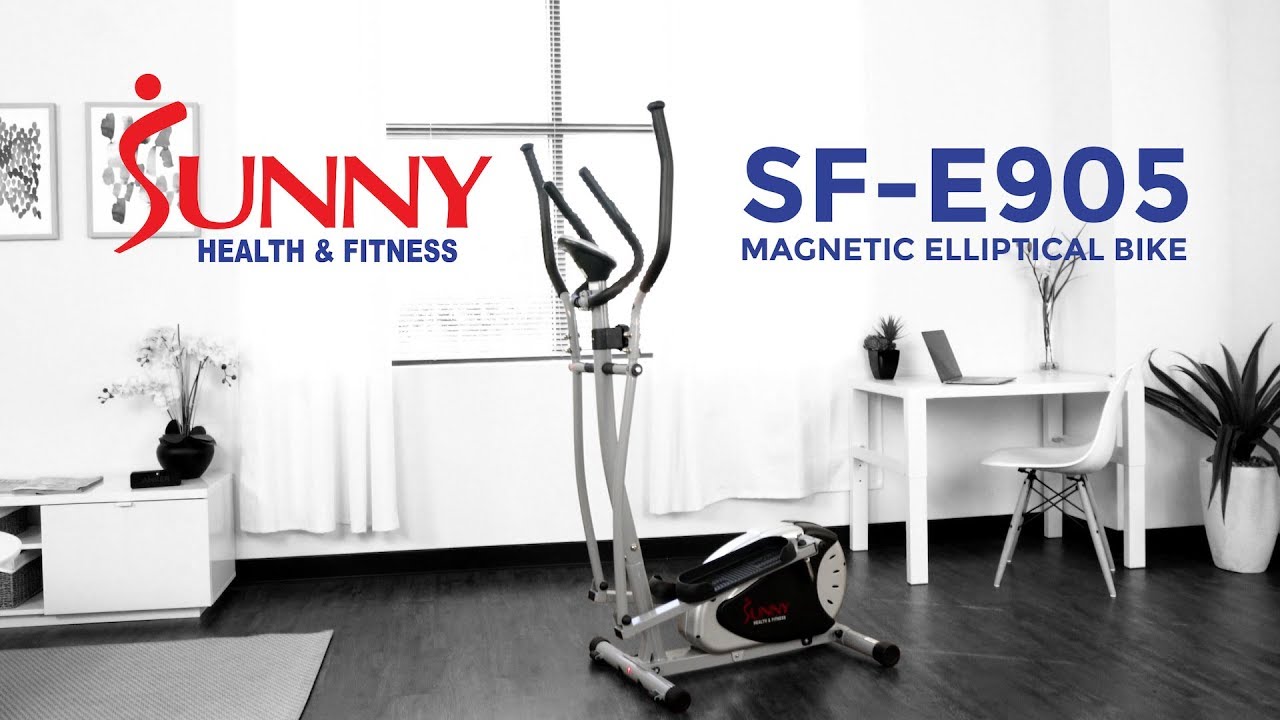 Sunny Health & Fitness SF-E905 Magnetic Elliptical Bike