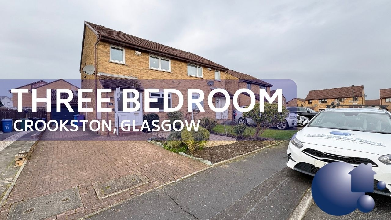 3 Bedroom Semi Detached To Let, 347 Raeswood Drive, Crookston, Glasgow, G53 7LQ.
