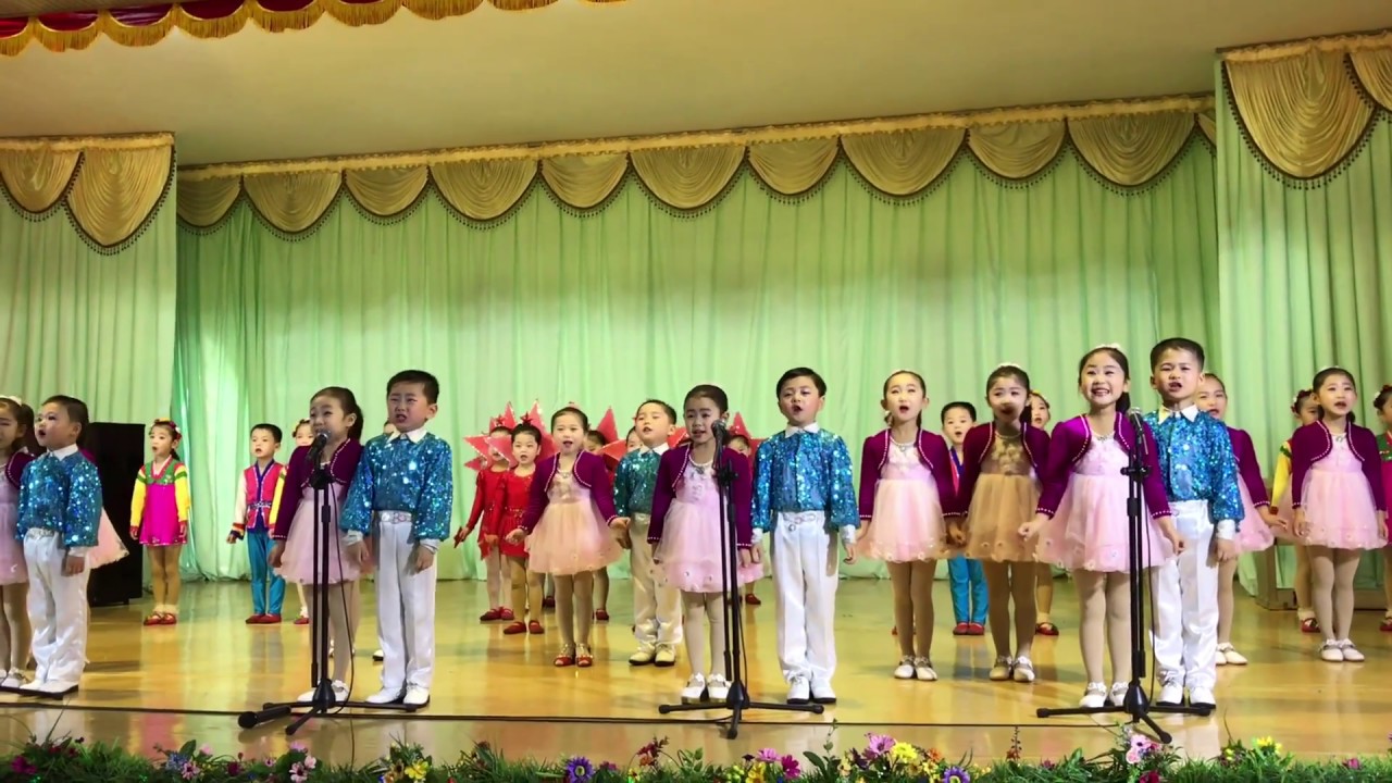 North Korea Children Performance at Kim Jong Un Sinuiju Kindergarten 🇰🇵