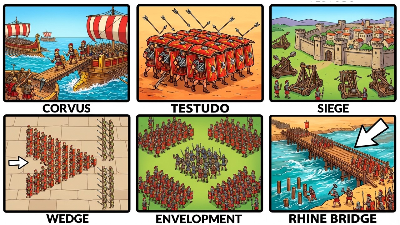 Every Genius Roman Battle Tactic Explained
