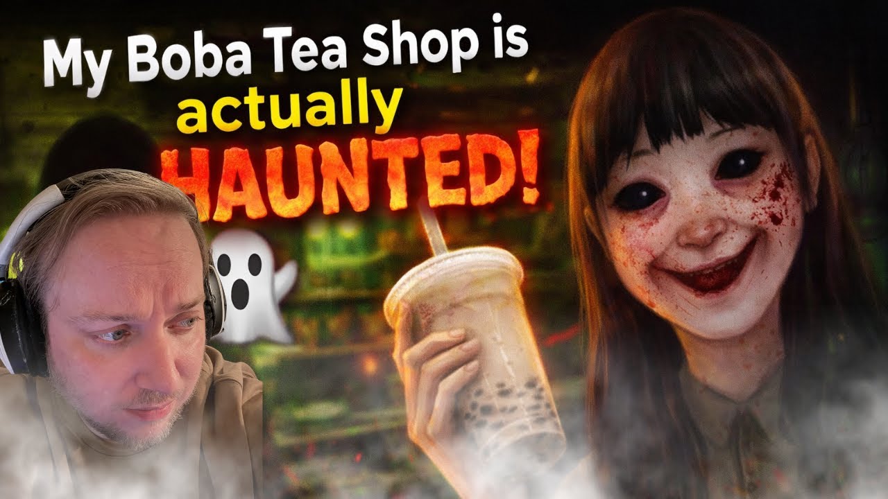 My Boba Tea Shop Is Actually HAUNTED! - Part One #horror #indiegame