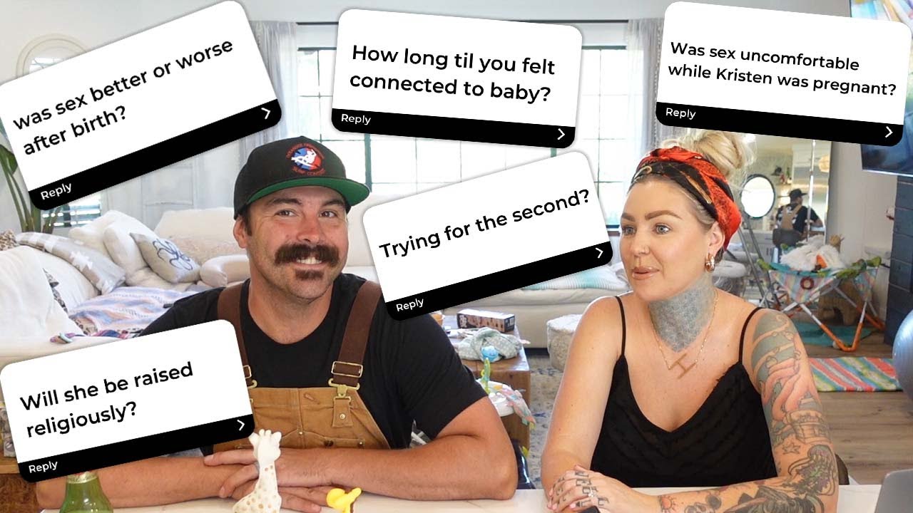 FIRST-TIME DAD Q&A | What He Thought About My Body Changing, How IT Felt After Birth...