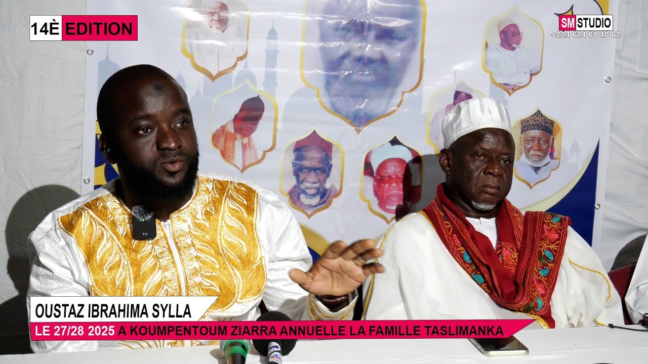 OUSTAZ IBRAHIMA SYLLA A KOUMPENTOUM ZIARRA ANNUELLE LA FAMILLE TASLIMANKA