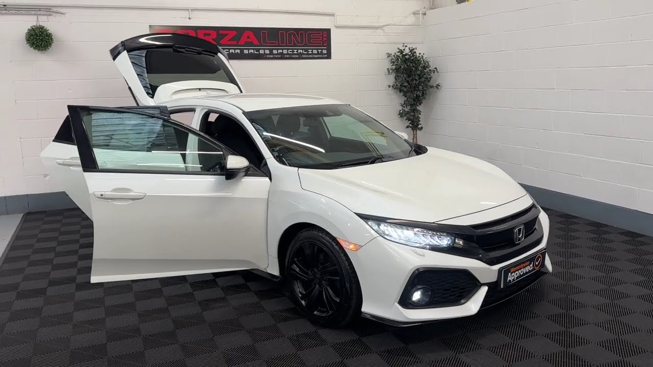 2018 HONDA CIVIC SPORT 1.5 VTEC Turbo GPF Sport Hatchback 5dr Petrol Euro 6 182 ps, FULL HONDA HIST