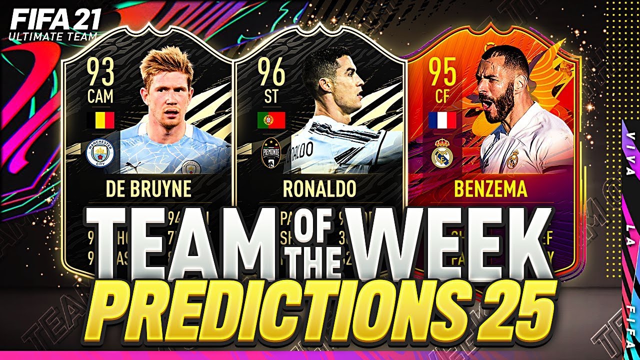 WOW! 96 RONALDO + MESSI IN FIFA 21 TOTW 25 PREDICTIONS😱🔥| TEAM OF THE WEEK 25 | w inform RONALDO!