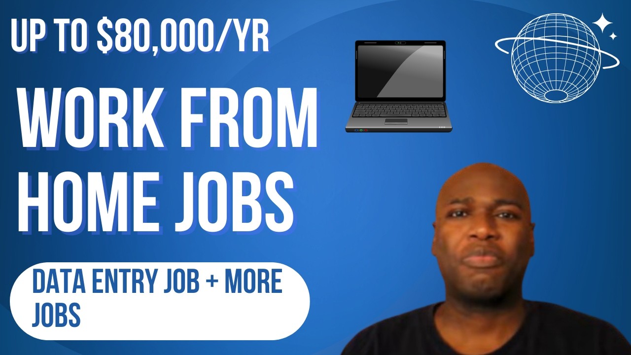 Remote Work Jobs: Data Entry Job + More Jobs | No Degree Required | Great Work Benefits