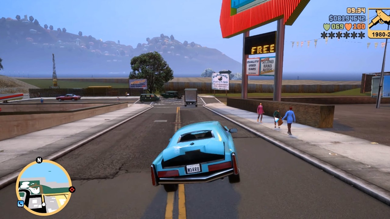 HOW BIG IS THE MAP in GTA 3: Definitive Edition? Drive Across the Map (FAST)