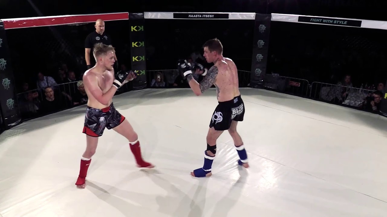 AOF8 Ottelu 13. Kristian Behm, Jyväskylän Fight Club VS Urho Pelkonen, Oulun Kamppailuklubi