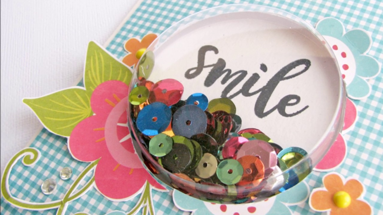 Card Cafe Thursday - Shaker cards two ways