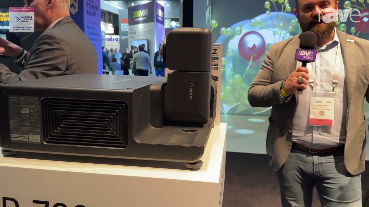 ISE 2024: Fujifilm Presents FP Z6000/Z8000 Projectors, Demos Immersive Projection Experience
