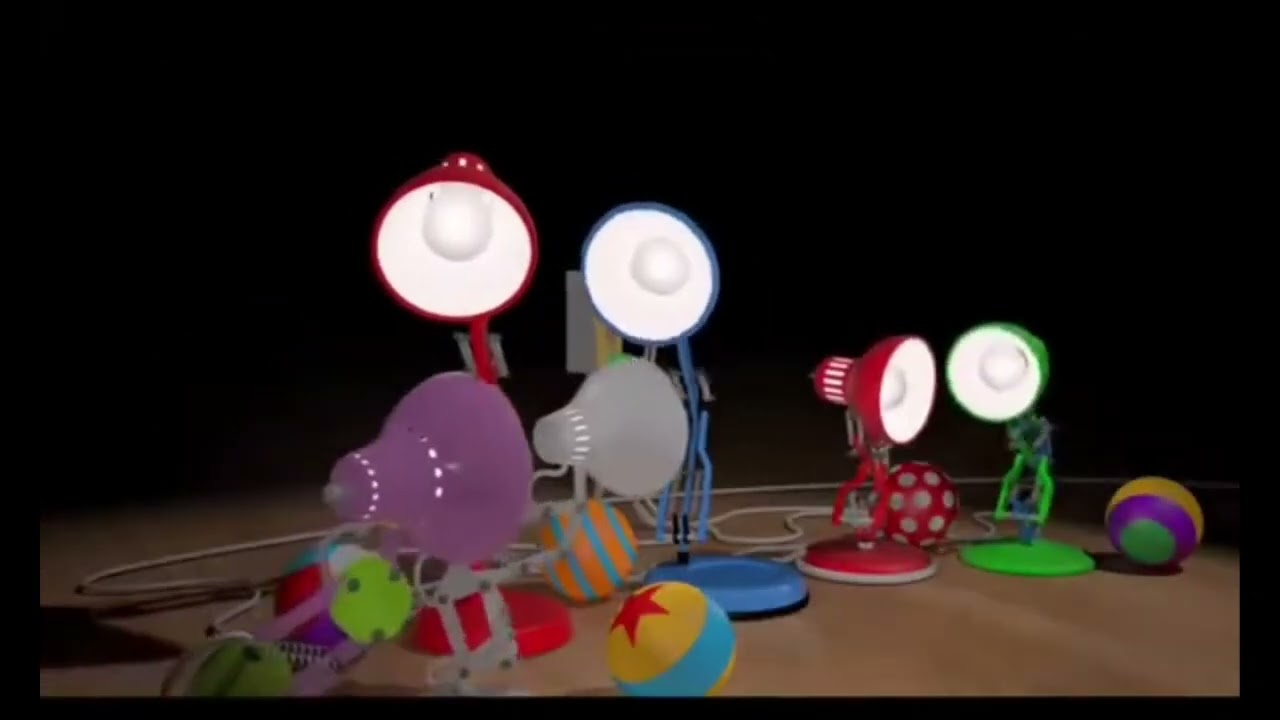 Luxo Jr. The Movie in 1 minute in 8x speed