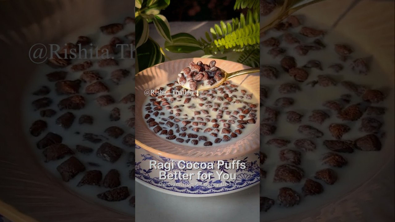 Healthy Cereal #ragi #millet #healthyfood #recipe #food #recipe #healthy #healthyliving