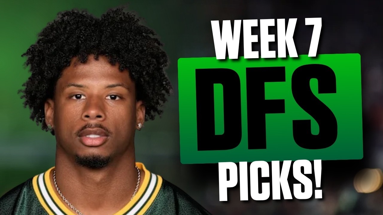 NFL DFS Week 7: Best DraftKings Plays, Stacks, Sleepers & Fades | Main Slate Breakdown