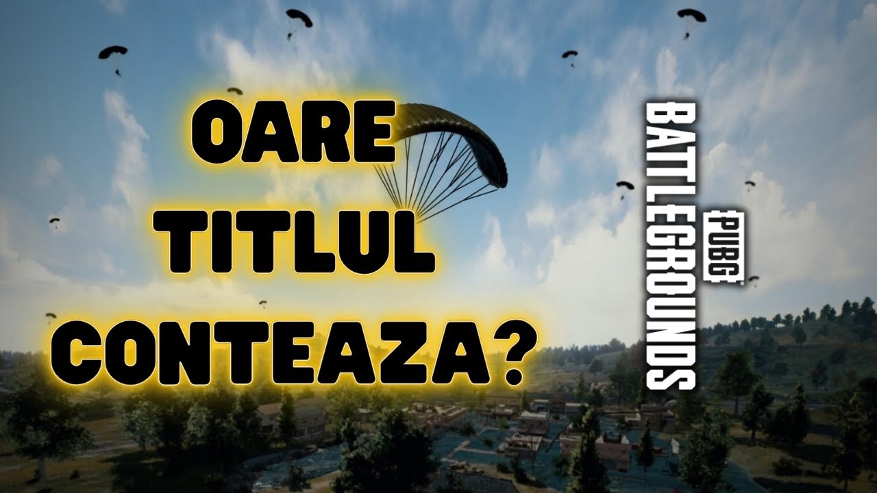 Oare Titlul Conteaza? | PUBG | Gameplay | LiveStream | Romania