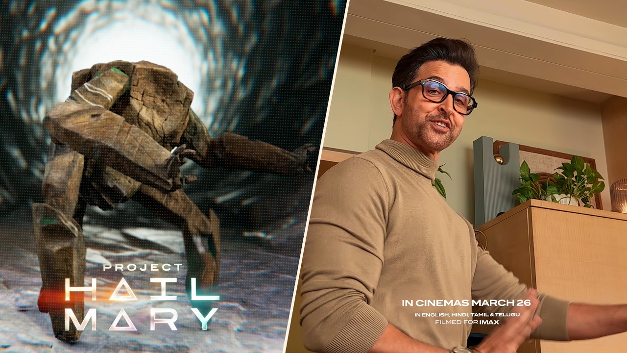 What happens when Hrithik Roshan turns dance instructor to #Rocky the alien from Project Hail Mary!