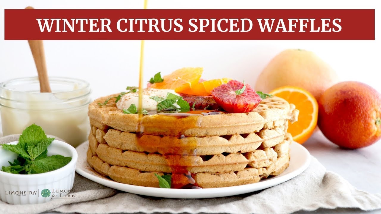 Winter Citrus Spiced Waffles | Limoneira