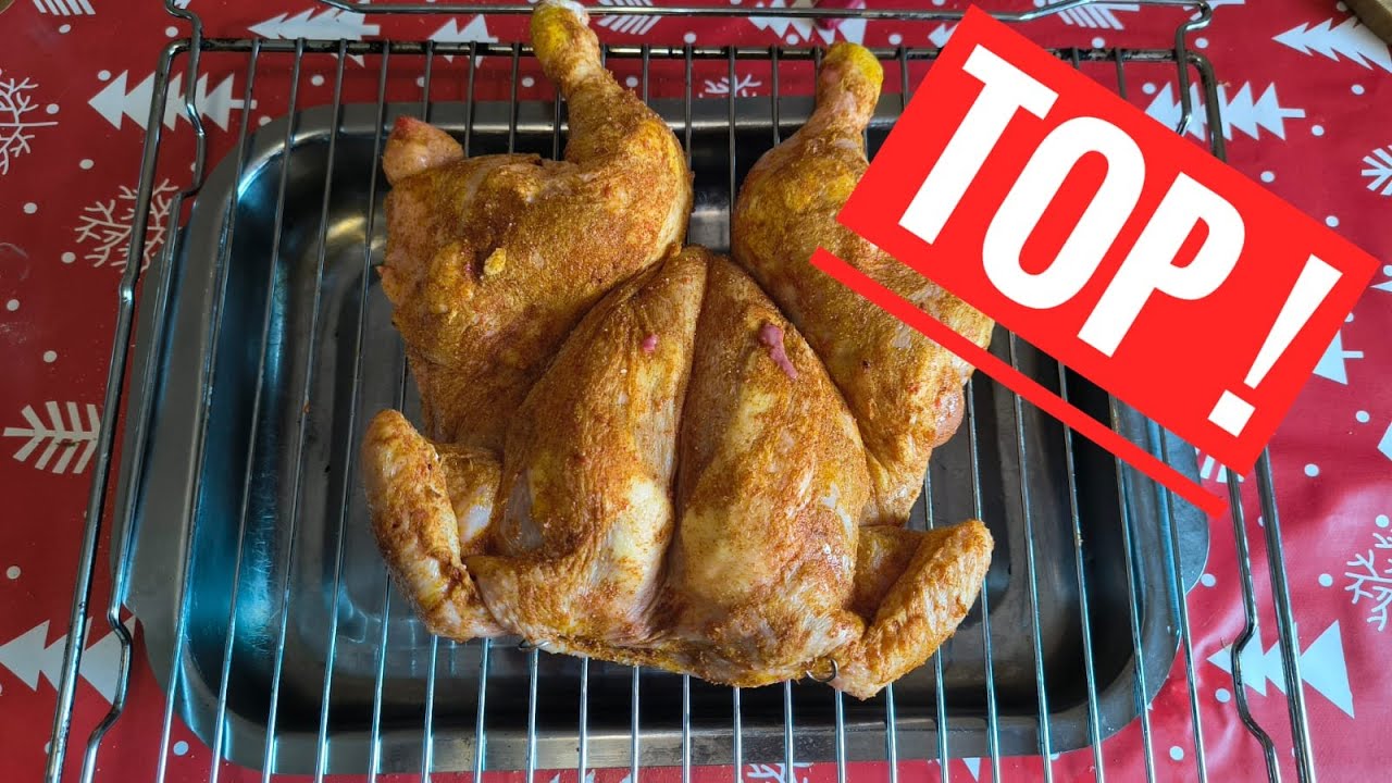 ROADKILL CHICKEN - Knusprig saftiges Platthuhn  + zwei Tricks zum Brat H&auml;hnchen grillen im Backofen