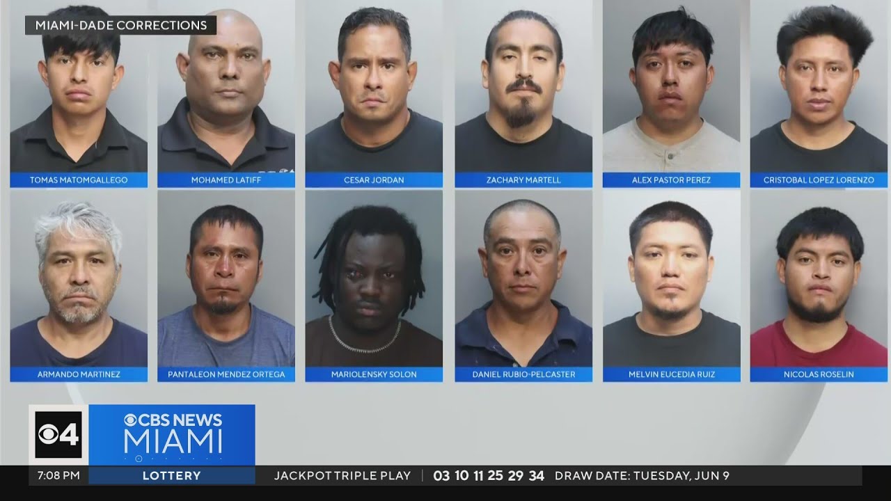 Dozens of men accused of trafficking minors in large Mami-Dade sting ahead of FIFA World Cup
