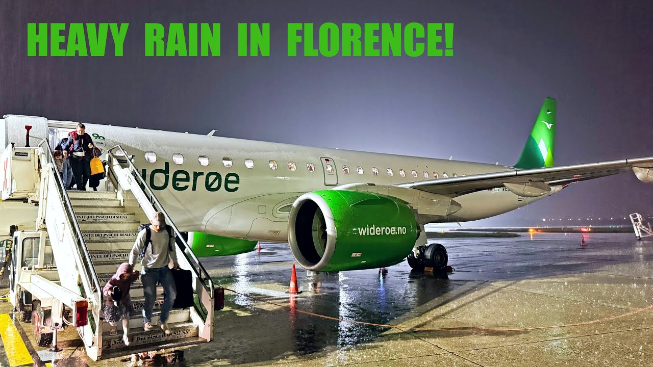 4K | TRIP REPORT | Widerøe Q400 & E190-E2 | TRF-BGO-FLR | WF418 & WF1600