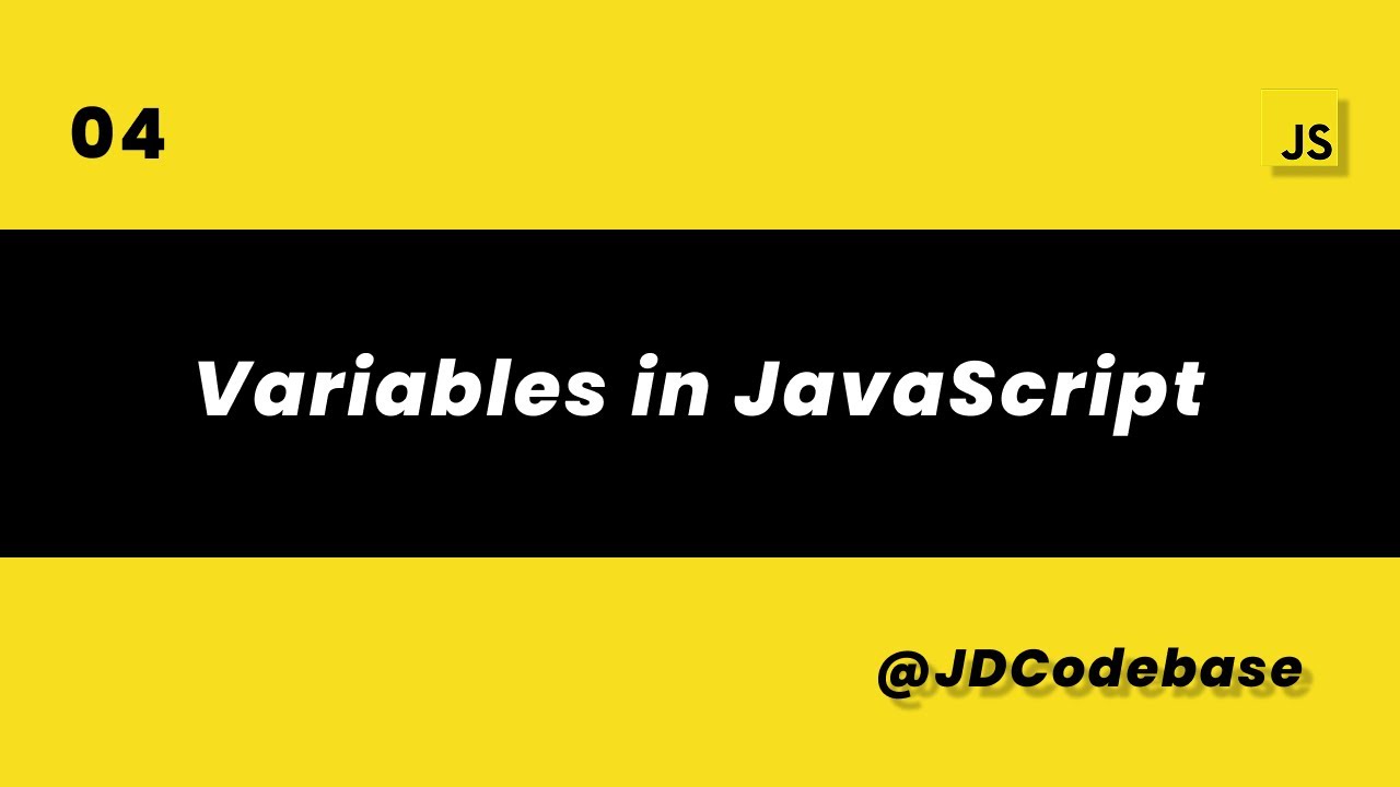 JavaScript Variables | var, let & const Explained | JS Tutorial for Beginners | JDCodebase