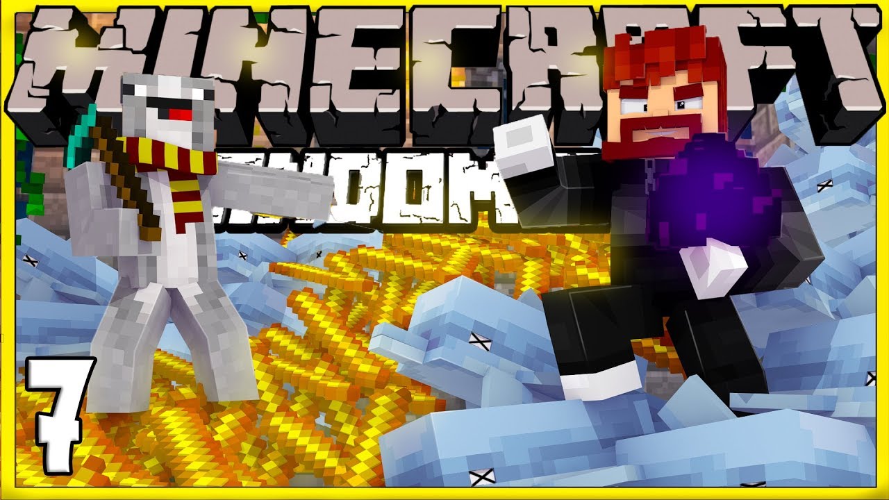 Dolphins and Dungeons!! | Minecraft Randomizer Survival #7!
