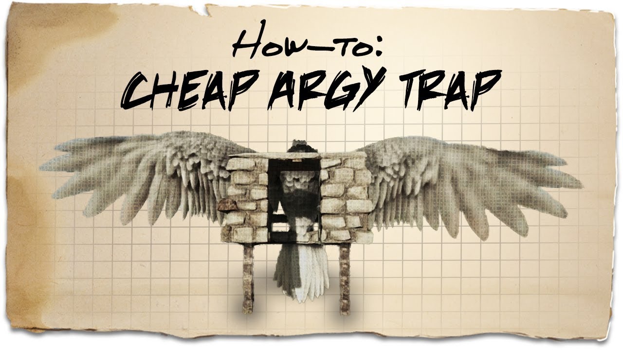 How to build a cheap Argentavis trap (SEE DESCRIPTION) | ARK: Survival Evolved | Building Tips