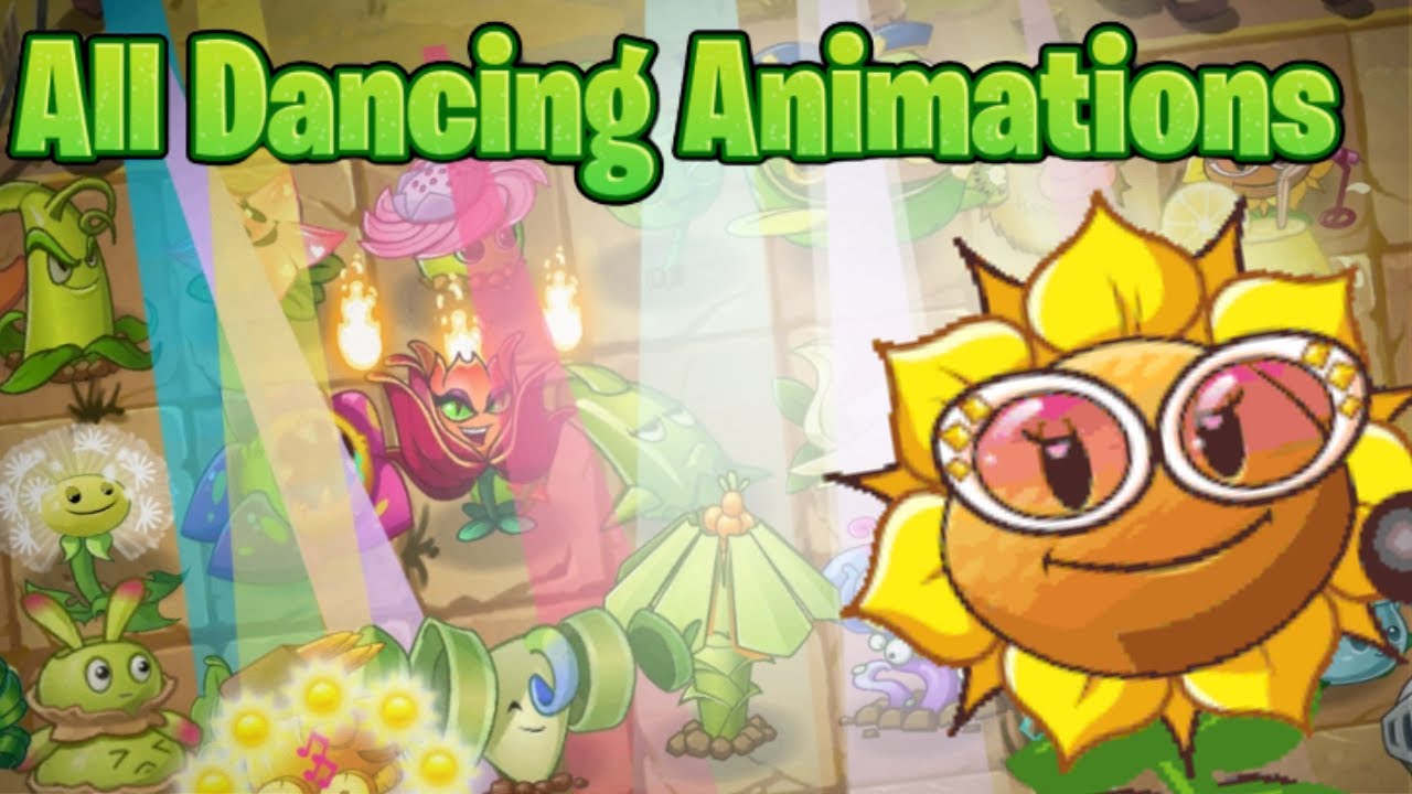 Plants Vs. Zombies 2 Chinese Version - All Dancing Animations