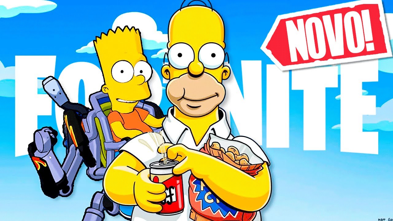 Testei o BART e a NOVA TEMPORADA dos SIMPSONS no FORTNITE - Primeiras Impressões