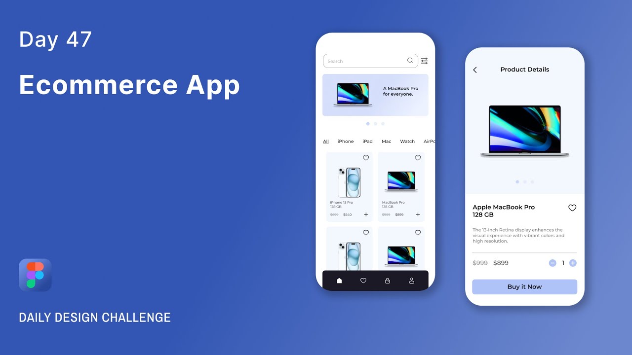 Daily UI Design Challenge | Day 47 | E-commerce App Design in Figma