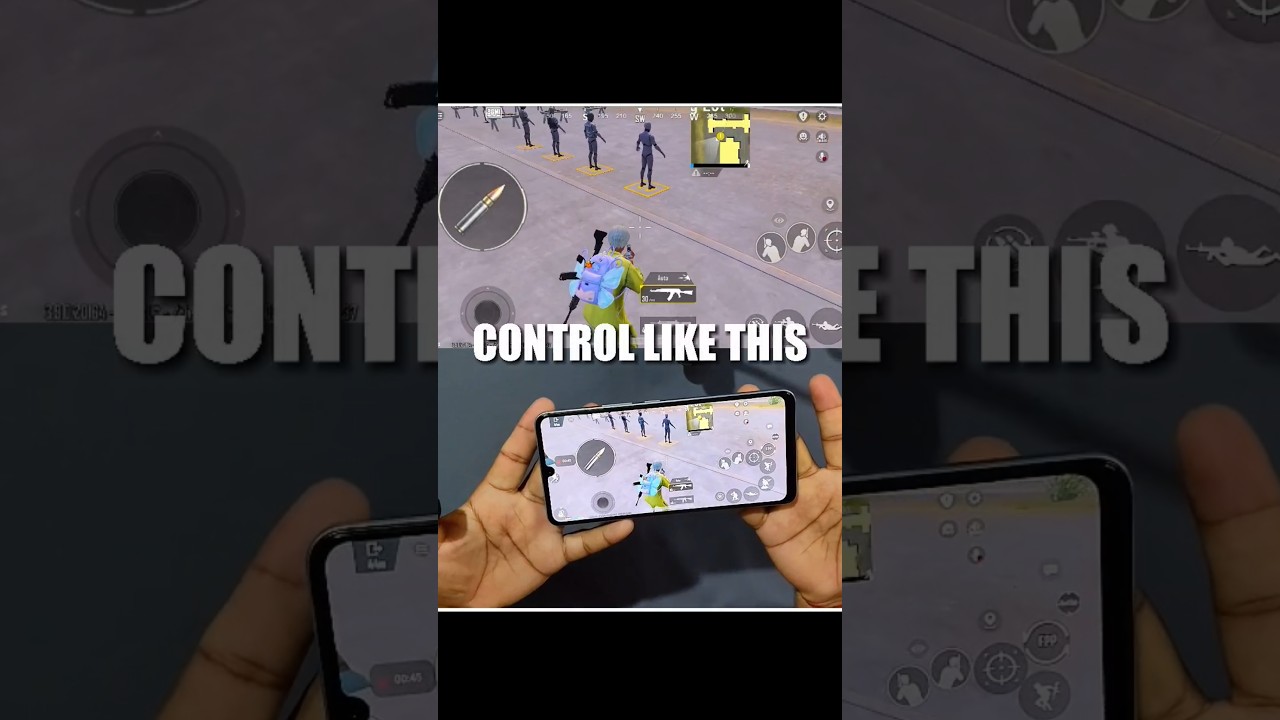 BGMI & PUBG MOBILE Best 3 finger claw control code #shorts