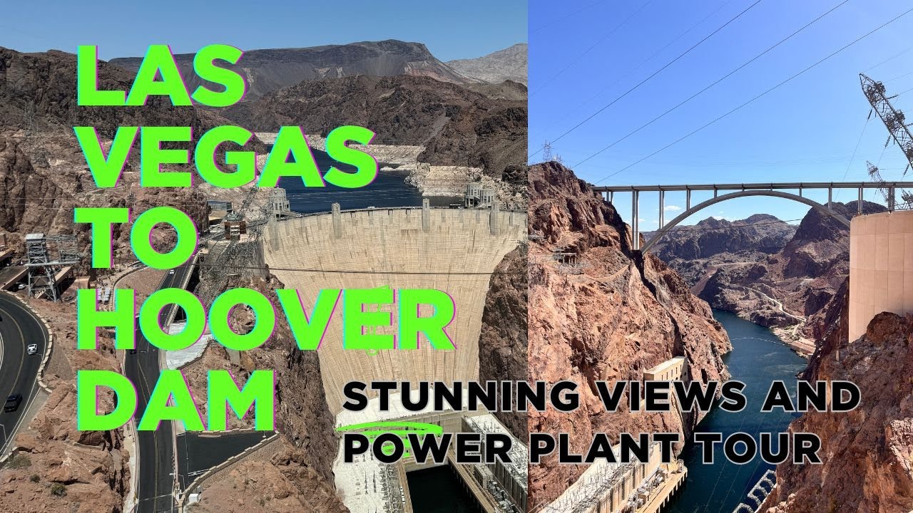 🏞️ From Las Vegas to Hoover Dam- Breathtaking Views + Power Plant Tour  Grand Canyon Road Trip Pt. 1
