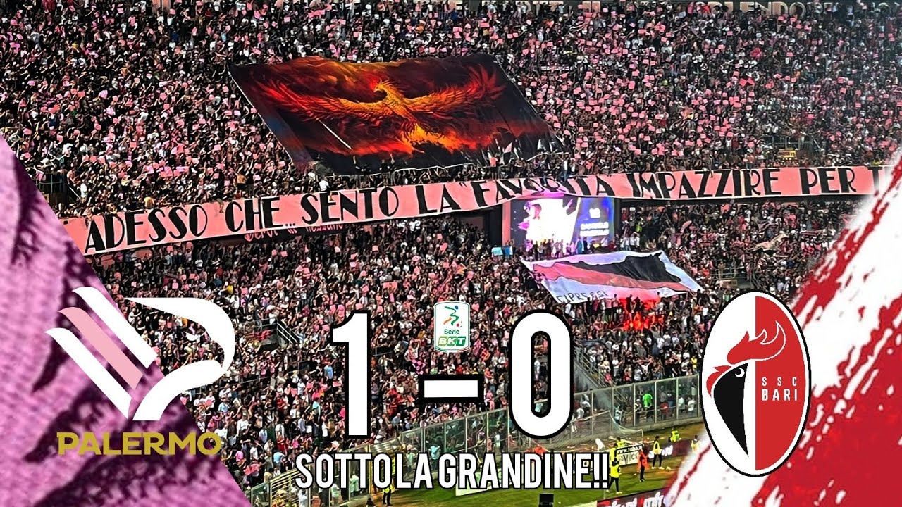 SOTTO LA TEMPESTA!!!! PALERMO 1 - 0 BARI |Live Reaction dallo Stadio|Palermo|Serie B|