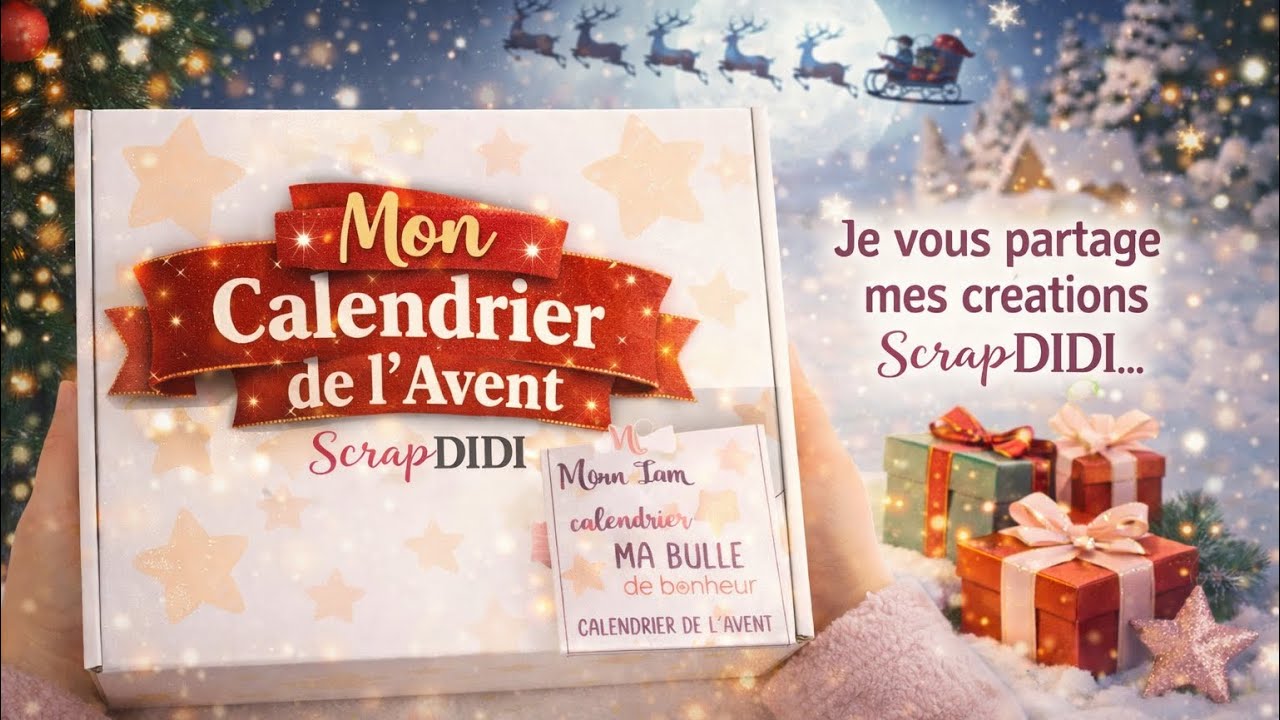 Mes créations 18&19 + ouverture 20&21 @scrapdidi #creative #calendrierdelavent2025 #scrap #noel 