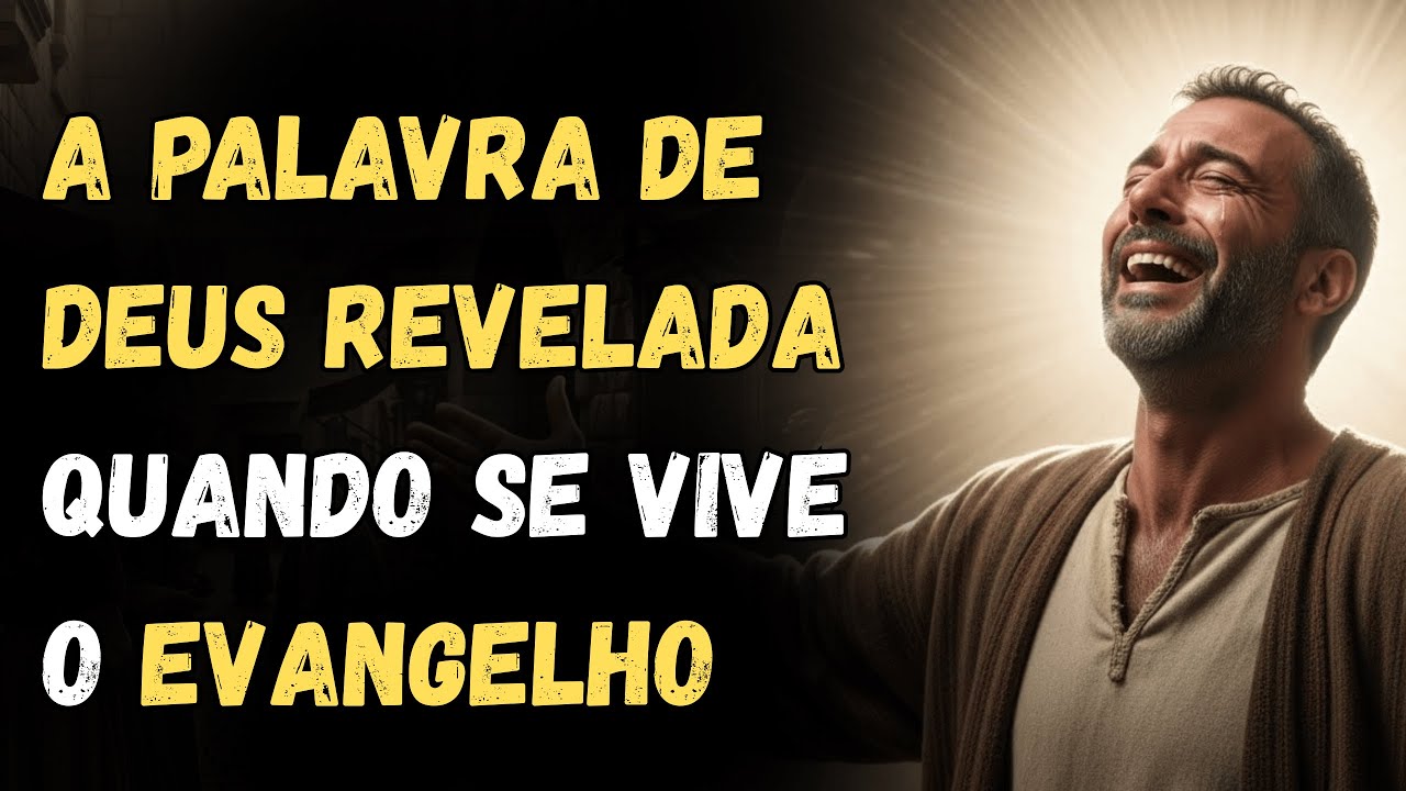 Como a PALAVRA DE DEUS se REVELA quando você finalmente começa a viver o EVANGELHO.