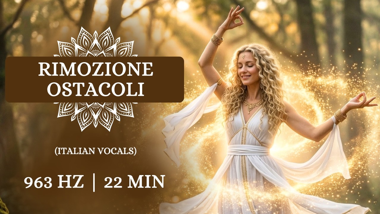 Mantra per Rimuovere Blocchi e Ostacoli | Pulizia Energetica Profonda 963 Hz
