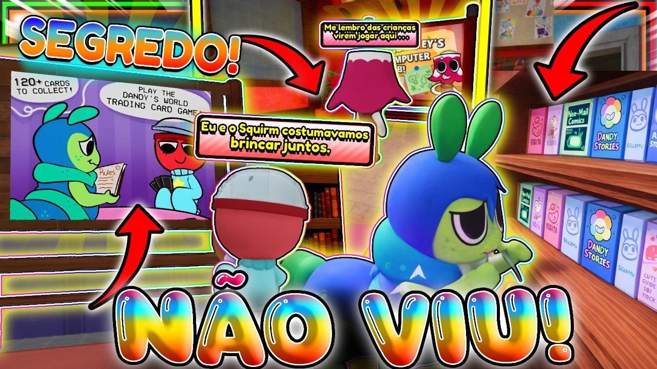 😨NINGUÉM VIU❗🤯TODOS os SEGREDOS e DETALHES da NOVA ATUALIZAÇÃO❗LORE+DIÁLOGOS SECRETOS❗ #dandysworld
