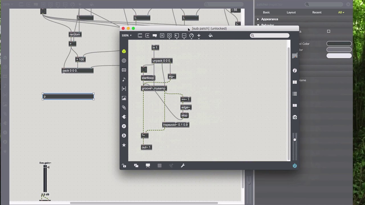 Plode -- Build a granulator in Max7: 07. Grain Overlap (polyphony)