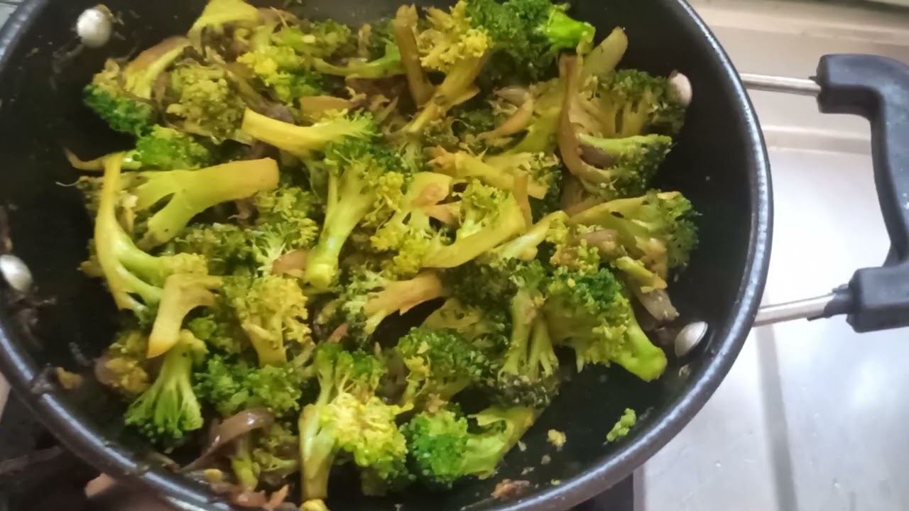 ब्रोकली की ड्राई सब्ज़ी – सेहत से भरपूर स्वाद#viralvideo #foodrecipes #@shailpriyanka