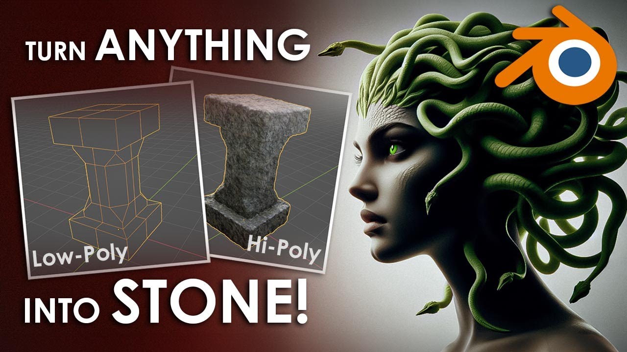 Blender Geometry Nodes Rock Generator | Procedural Stone Effect Tutorial